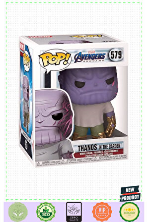 Funko POP Figür MArveling Endgame Thanos in the Garden 1 Gram Kız Erkek Çocuk Oyuncakları Eğitici Oy
