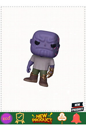Funko POP Figür MArveling Endgame Thanos in the Garden 1 Gram Kız Erkek Çocuk Oyuncakları Eğitici Oy