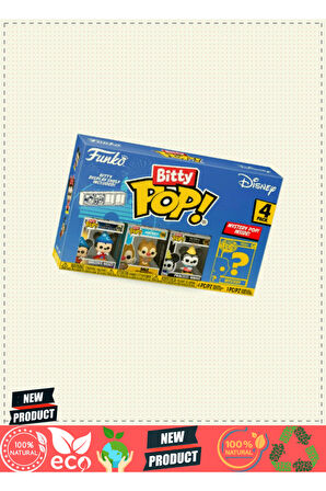 Funko Bitty POP Disneyyy Sorcerer Mickey 4'lü Paket 1 Gram Kız Erkek Çocuk Oyuncakları Eğitici Oyunc
