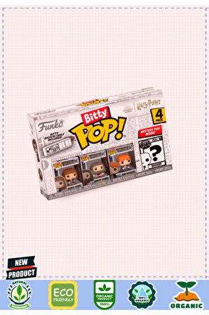Funko Bitty POP Harryyy Potterrrr Hermione 4'Lü Paket 1 Gram Kız Erkek Çocuk Oyuncakları Eğitici Oyu