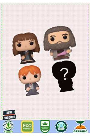 Funko Bitty POP Harryyy Potterrrr Hermione 4'Lü Paket 1 Gram Kız Erkek Çocuk Oyuncakları Eğitici Oyu