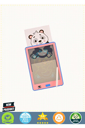 10 inch Şeffaf LCD Dijital 4 Adet Çizim Kartlı Tablet 31052 1 Gram Kız Erkek Çocuk Oyuncakları Eğiti