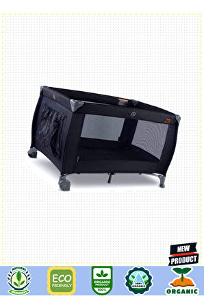 BabyyHopeee Eco Play Oyun Parkı Siyah 70x110Cm 1 Gram Kız Erkek Çocuk Oyuncakları Eğitici Oyuncaklar