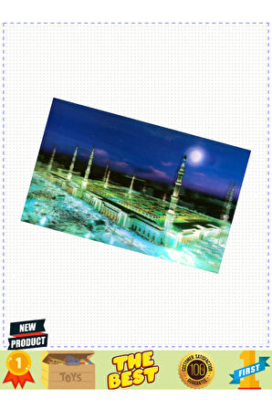 5D Elmas Boyama Ekstra Çözünürlüğe Sahip Medine Resmi Tablosu 40x60Cm 1 Gram Kız Erkek Çocuk Oyuncak