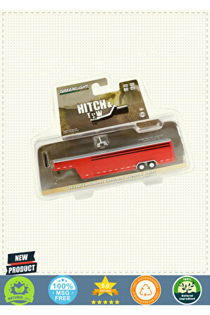 Greenlight 1/64 Continuous Gooseneck Livestock Trailer 1 Gram Kız Erkek Çocuk Oyuncakları Eğitici Oy