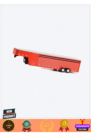 Greenlight 1/64 Continuous Gooseneck Livestock Trailer 1 Gram Kız Erkek Çocuk Oyuncakları Eğitici Oy