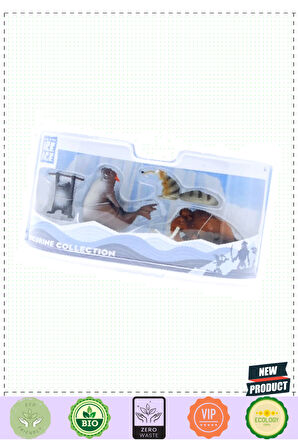 Ice Age-buz Devri 4 4’lü Figür Set 8cm 5 Litre Kız Erkek Çocuk Oyuncakları Eğitici Oyuncaklar