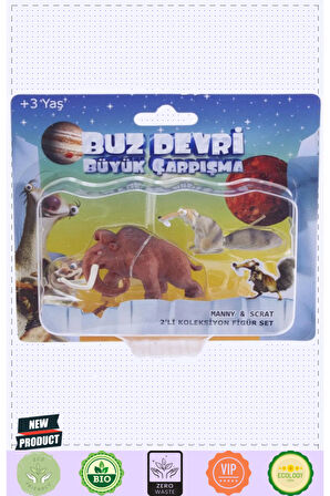 Ice Age-buz Devri 5 Büyük Çarpışma Figür 5 Litre Kız Erkek Çocuk Oyuncakları Eğitici Oyuncaklar