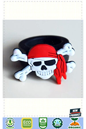 Kuru Kafa Şekilli Çocuk Uyumlu Plastik Korsan Yüzüğü 1 Gram Kız Erkek Çocuk Oyuncakları Eğitici Oyun