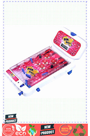 12401 Işıklı Ve Sesli Pinball Oyunu 5 Litre Kız Erkek Çocuk Oyuncakları Eğitici Oyuncaklar