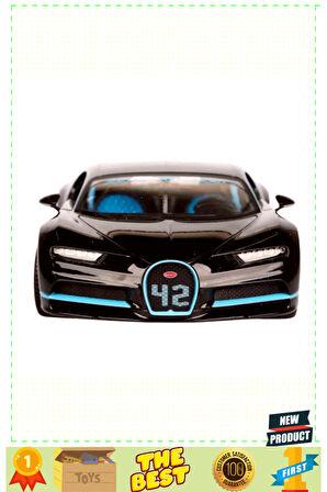 BBuragoo 1:18 Bugatti Chiron 42 Seconds Model Araba 1 Gram Kız Erkek Çocuk Oyuncakları Eğitici Oyunc