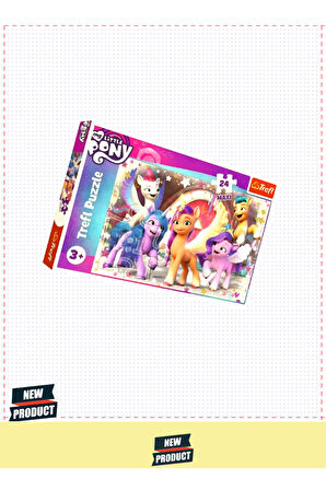 PUZZLE-14338 Myyy Littleee Ponyyyy 24 Parça Maxi Çocuk Puzzle 1 Gram Kız Erkek Çocuk Oyuncakları Eği