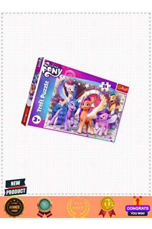 PUZZLE-14338 Myyy Littleee Ponyyyy 24 Parça Maxi Çocuk Puzzle 1 Gram Kız Erkek Çocuk Oyuncakları Eği