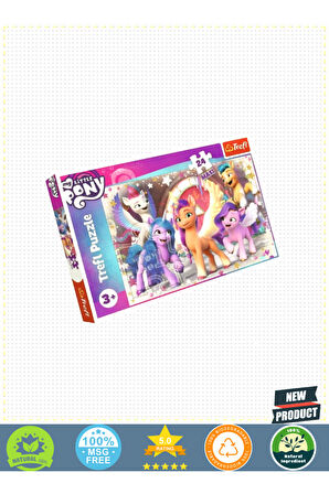 PUZZLE-14338 Myyy Littleee Ponyyyy 24 Parça Maxi Çocuk Puzzle 1 Gram Kız Erkek Çocuk Oyuncakları Eği