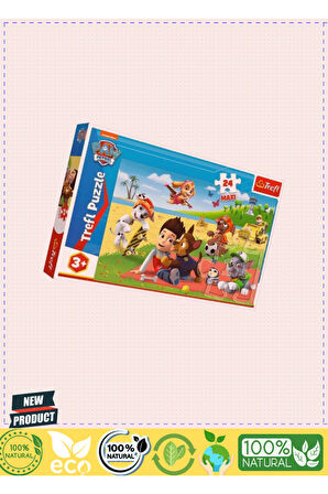 PUZZLE-14346 Paw Patrol 24 Parça Maxi Çocuk Puzzle -Vardem 1 Gram Kız Erkek Çocuk Oyuncakları Eğitic