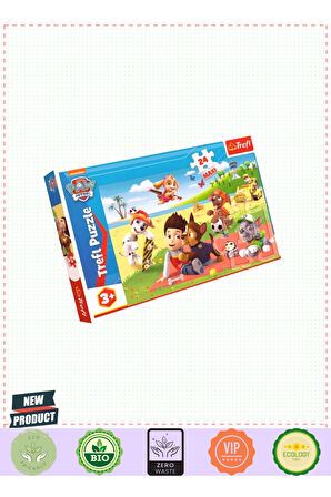 PUZZLE-14346 Paw Patrol 24 Parça Maxi Çocuk Puzzle -Vardem 1 Gram Kız Erkek Çocuk Oyuncakları Eğitic