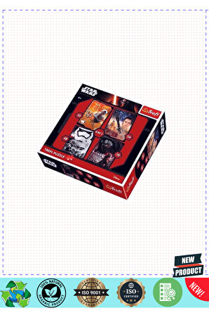 Trefl Puzzle Starr Warss Episode Vıı 4'lü 35 48 54 70 Parça Puzzle 5 Litre Kız Erkek Çocuk Oyunca