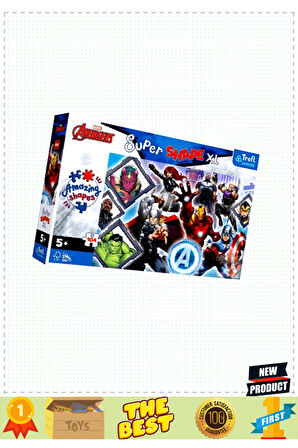 PUZZLE-50018 The Avengersing 104 Parça Çocuk Puzzle 1 Gram Kız Erkek Çocuk Oyuncakları Eğitici Oyunc