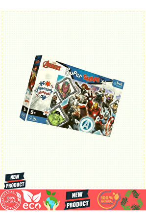 PUZZLE-50018 The Avengersing 104 Parça Çocuk Puzzle 1 Gram Kız Erkek Çocuk Oyuncakları Eğitici Oyunc
