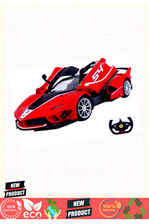 Rastar 1:14 Ferrari FXX K EVO Uzaktan Kumandalı Araba 1 Gram Kız Erkek Çocuk Oyuncakları Eğitici Oyu