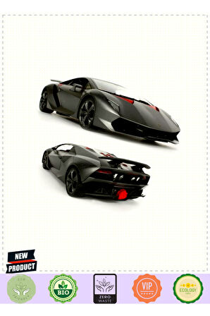 Rastar Kumandalı 1:14 Lamborghini Sesto Elemento 1 Gram Kız Erkek Çocuk Oyuncakları Eğitici Oyuncakl