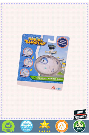 20564 Harika Kanatlar Dönüşen Yumbot Astra 5 Litre Kız Erkek Çocuk Oyuncakları Eğitici Oyuncaklar