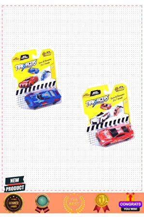 463875-B1 Mega, Transracers Spor Araçlar, +3 yaş 1 Gram Kız Erkek Çocuk Oyuncakları Eğitici Oyuncakl