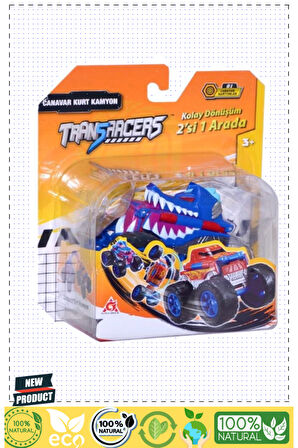 463875-A1 Mega, Transracers Monster Araçlar, +3 yaş 1 Gram Kız Erkek Çocuk Oyuncakları Eğitici Oyunc