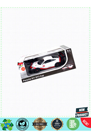 31343 1:14 Porsche 911 GT3 Cup Uzaktan Kumandalı Işıklı Araba 1 Gram Kız Erkek Çocuk Oyuncakları Eği