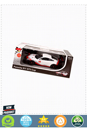 31343 1:14 Porsche 911 GT3 Cup Uzaktan Kumandalı Işıklı Araba 1 Gram Kız Erkek Çocuk Oyuncakları Eği