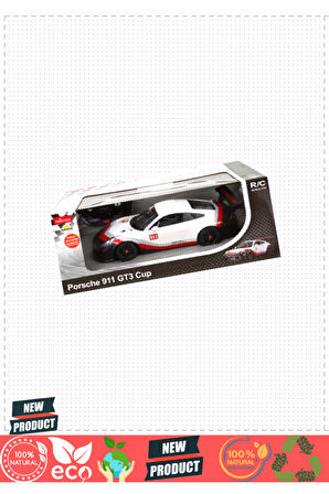 31343 1:14 Porsche 911 GT3 Cup Uzaktan Kumandalı Işıklı Araba 1 Gram Kız Erkek Çocuk Oyuncakları Eği