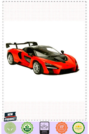 96600 1:14 Mclaren Senna Işıklı Uzaktan Kumandalı Araba 32Cm 1 Gram Kız Erkek Çocuk Oyuncakları Eğit