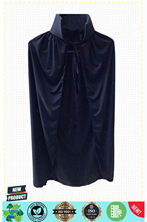 Siyah Yakalı Pelerin-vampir Pelerin-dracula Pelerin 90cm 5 Litre Kız Erkek Çocuk Oyuncakları Eğitici