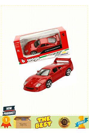 Bburagoo 1:43 Ferrari Model Araçlar 5 Litre Kız Erkek Çocuk Oyuncakları Eğitici Oyuncaklar