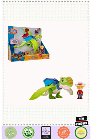 DNA02000 Dino Ranch Delüks Figür Paketi-DNR0007 +3 yaş 1 Gram Kız Erkek Çocuk Oyuncakları Eğitici Oy