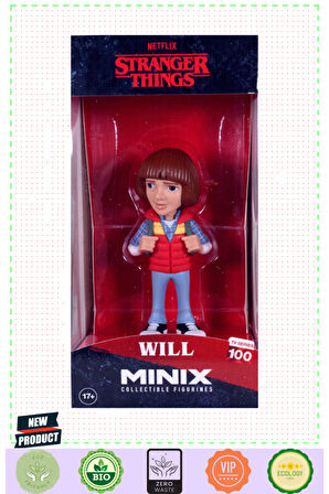 MNX10000 Minix Koleksiyon Figürü Will-Stranger Things-13883 1 Gram Kız Erkek Çocuk Oyuncakları Eğiti