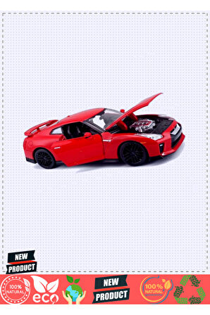 Bburagoo 1:24 Nissan Gt-r 2017 Model Araba 5 Litre Kız Erkek Çocuk Oyuncakları Eğitici Oyuncaklar