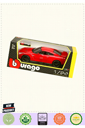 Bburagoo 1:24 Nissan Gt-r 2017 Model Araba 5 Litre Kız Erkek Çocuk Oyuncakları Eğitici Oyuncaklar
