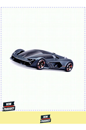 BBuragoo 1:24 Lamborghini Terzo Millennio Model Araba 1 Gram Kız Erkek Çocuk Oyuncakları Eğitici Oyu