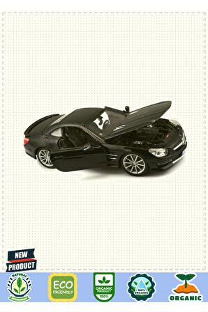 1:24 Bburagoo Mercedes Benz Sl 65 Amg 5 Litre Kız Erkek Çocuk Oyuncakları Eğitici Oyuncaklar