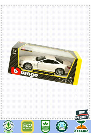 1:24 Bburagoo Mercedes Benz Sl 65 Amg 5 Litre Kız Erkek Çocuk Oyuncakları Eğitici Oyuncaklar