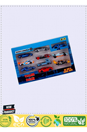 2627 10'lu Metal Araba 5 Litre Kız Erkek Çocuk Oyuncakları Eğitici Oyuncaklar