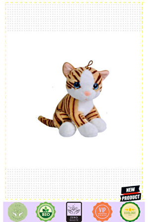 1164 Peluş Kedi 25cm 5 Litre Kız Erkek Çocuk Oyuncakları Eğitici Oyuncaklar