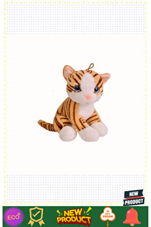 1164 Peluş Kedi 25cm 5 Litre Kız Erkek Çocuk Oyuncakları Eğitici Oyuncaklar