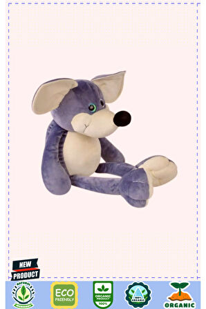 3010 Oturan Fare 50x27cm -gri 5 Litre Kız Erkek Çocuk Oyuncakları Eğitici Oyuncaklar