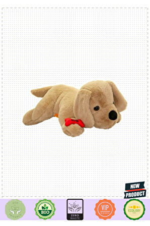 8631 Yatan Peluş Köpek 60cm 5 Litre Kız Erkek Çocuk Oyuncakları Eğitici Oyuncaklar