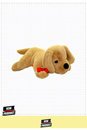 8631 Yatan Peluş Köpek 60cm 5 Litre Kız Erkek Çocuk Oyuncakları Eğitici Oyuncaklar