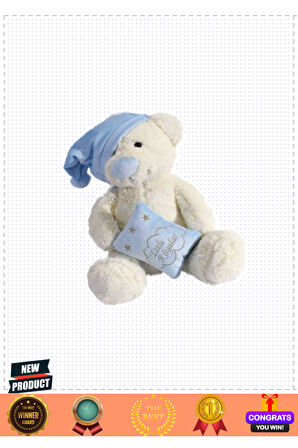 9104 Uyku Arkadaşım Peluş Ayı 35cm -emygrup 5 Litre Kız Erkek Çocuk Oyuncakları Eğitici Oyuncaklar