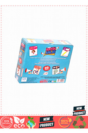 5080 CA Games, Haydi Anlat-Eğitici Oyun Kartları / +3 yaş 1 Gram Kız Erkek Çocuk Oyuncakları Eğitici