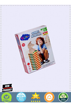 Ony-358	ahşap 100 Parça Sihirli Bloklar 5 Litre Kız Erkek Çocuk Oyuncakları Eğitici Oyuncaklar